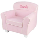 Personalized Pink Laguna Toddler Chair with Slip Cover
