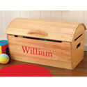 Personalized Rounded Top Storage Chest