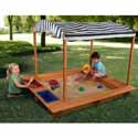 Outdoor Sandbox with Canopy
