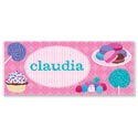 Personalized Sweets Rectangle Canvas Art