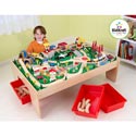 Train Table & 120 Piece Mountain Set