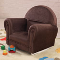 Velour Rocker with Slip Cover
