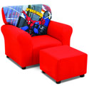 Spider Man Club Chair and Ottoman
