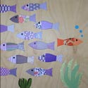 Fish Collage Art Work