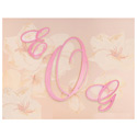 Fancy Cursive Wooden Wall Monogram
