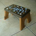 Chocolate Dots Step Stool