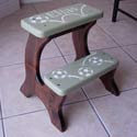 Personalized Double Step Soccer Stool