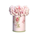 Pink Rose Round Wastebasket