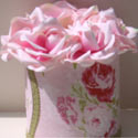 Rose Round Tissue Box