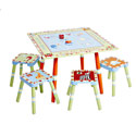 Alphabet Soup Table and Stool Set