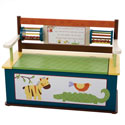 Jungle Jingle Toy Box Bench
