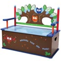 Owls Toy Box Bench