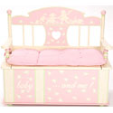 Rock-A-My-Baby Toy Box Bench