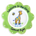 Giraffe Birth Plate