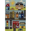 Town Scene Rug