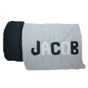 Blue and White Personalized Nap Mat