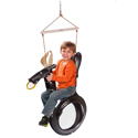 Bull Ride'n Tire Swing