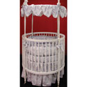 Jacqueline Round Crib Bedding