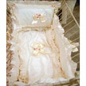 Rosette Cradle Bedding