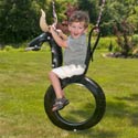 Bull Ride'n Tire Swing