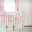 Bloom in Pink Baby Crib Bedding Set