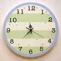 Striped Wall Clock
