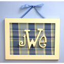 Rectangular Monogram Plaque