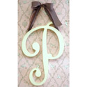 Large Cursive Wall Letters