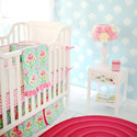 Personalized Layla Rose Baby Crib Bedding
