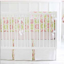 Pedal Pusher in Pink Crib Bedding