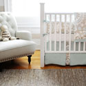 Picket Fence 3 Piece Crib Bedding