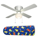 Rocket Race Outer Space Ceiling Fan