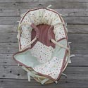 Polka Fun Moses Basket