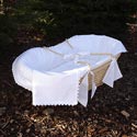 Resplendent Rick Rack Moses Basket