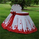 Rose Petal Silk Bassinet Set