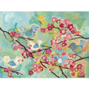 Cherry Blossom Birdies Wall Art 