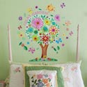 Flower Tree Wall Decal