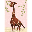Gillespie the Giraffe Stretched Art