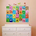 Lively Letters Wall Decal