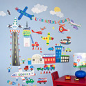 Airport Peel and Place Wall Decals