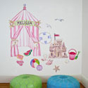 Seaside Cabana Wall Decal