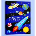 Out of This World Personalized Canvas Art