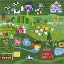 On The Farm Stretched Art