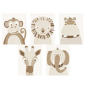 Natural Jungle Animal Canvas Art