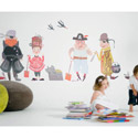 Ahoy Matey Pirate Boat Wall Decal