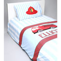 Personalized Fire Truck Toddler Bedding Set