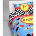 Personalized Race Car Toddler Bedding Set