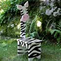 Whimsical Zebra Chair