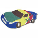 Race Car Shaped Rug