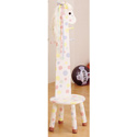 Pony Stool with Coat Rack
